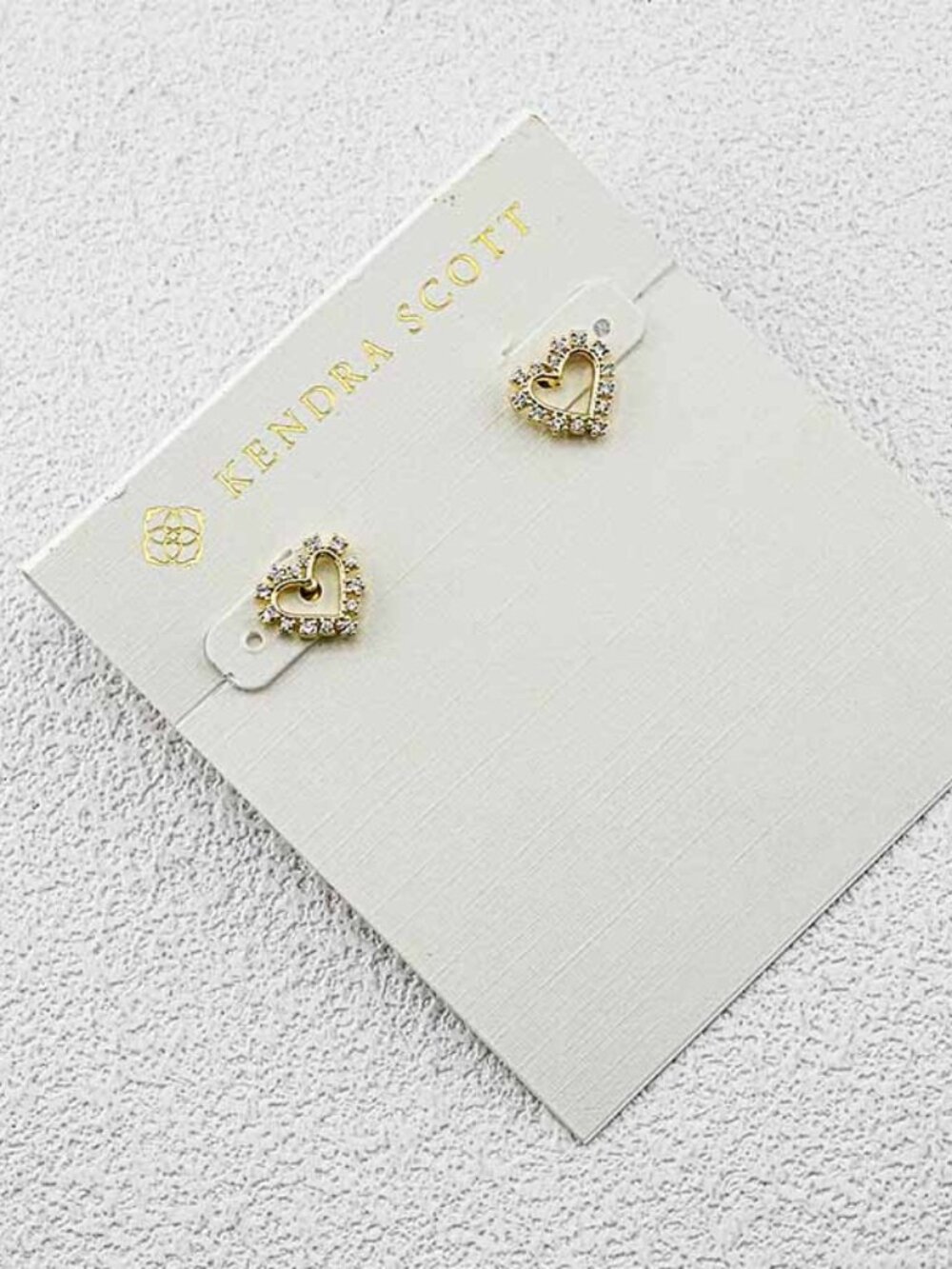 Kendra Scott Heart Stud Earrings